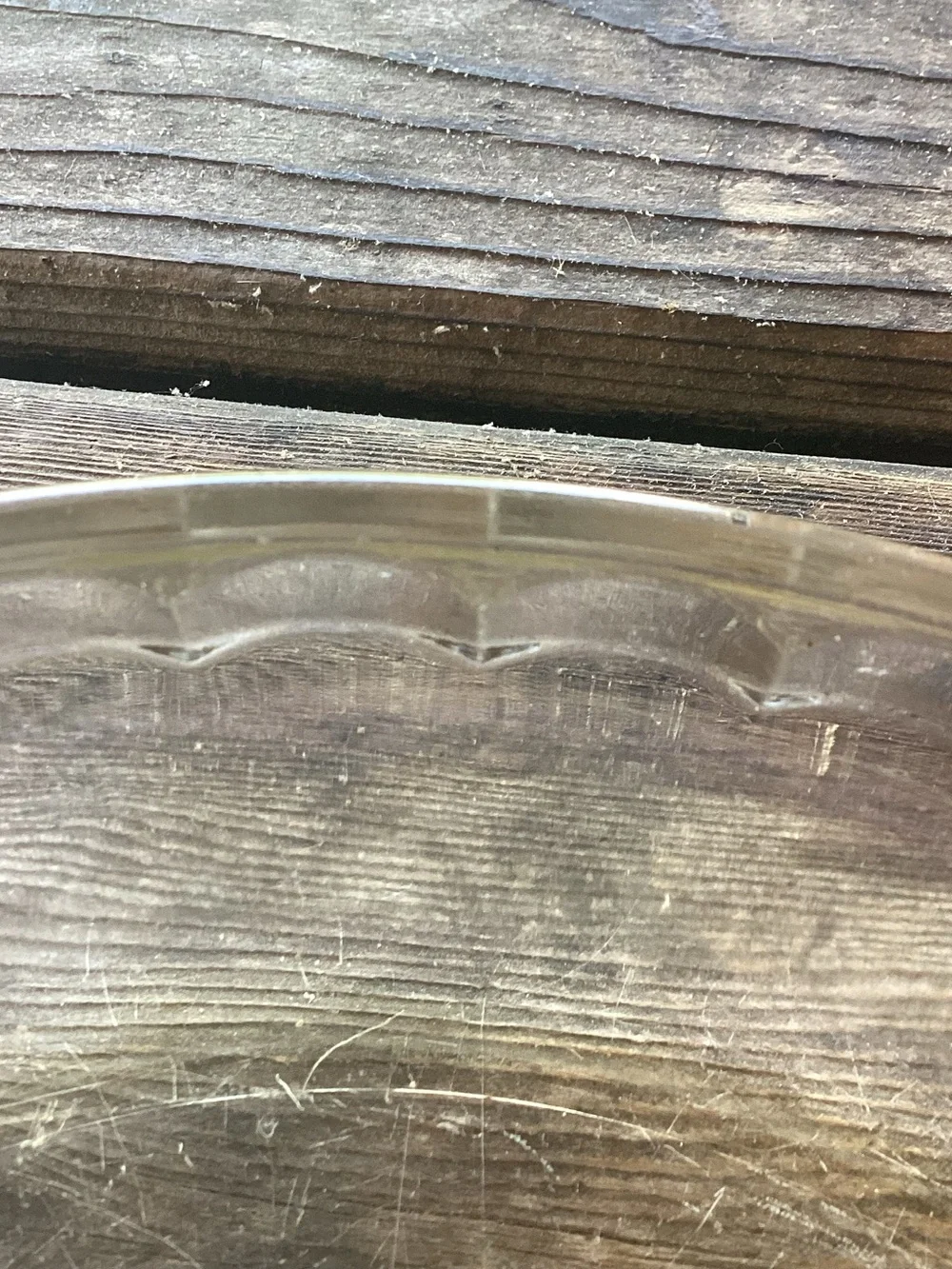 Pyrex vintage clear